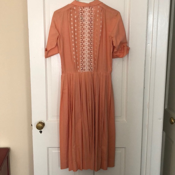 True vintage peach shirtdress - Picture 2 of 3
